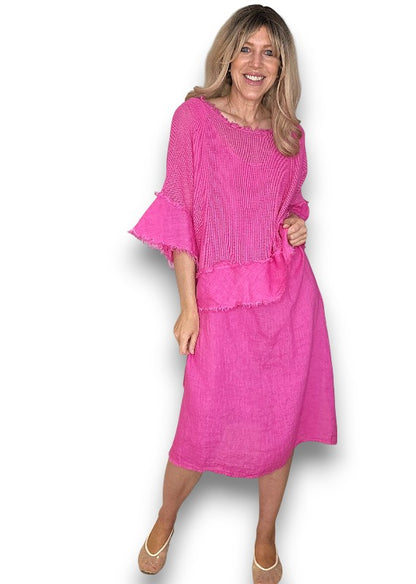 Hot Pink Amalfi 2pc Dress