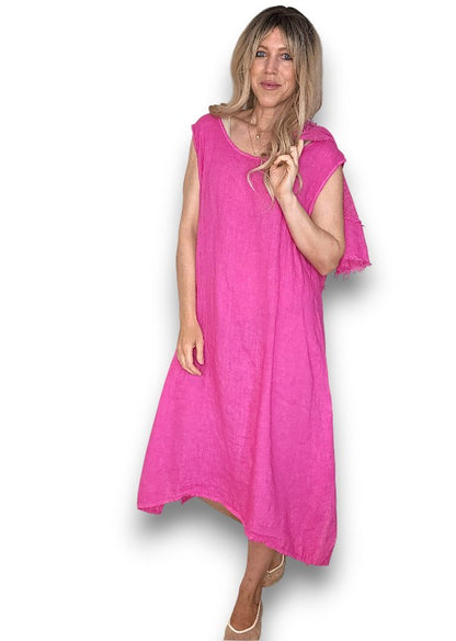 Hot Pink Amalfi 2pc Dress