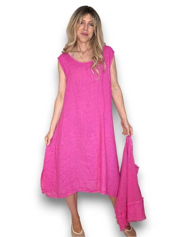 Hot Pink Amalfi 2pc Dress