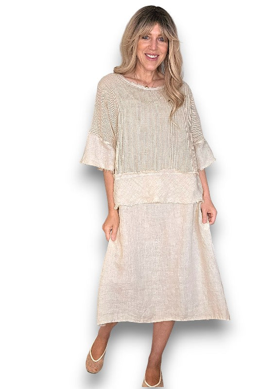 Beige Amalfi 2pc Dress