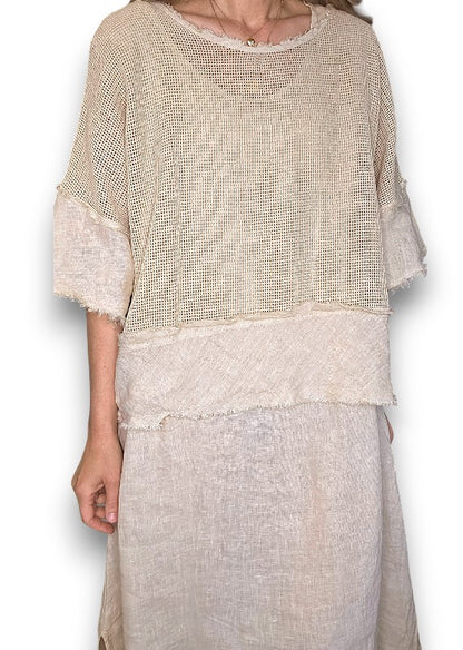 Beige Amalfi 2pc Dress