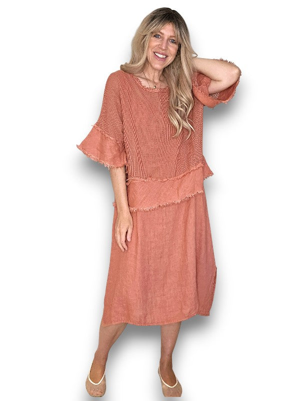 Brick Amalfi 2pc Dress