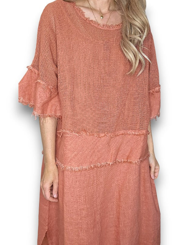 Brick Amalfi 2pc Dress