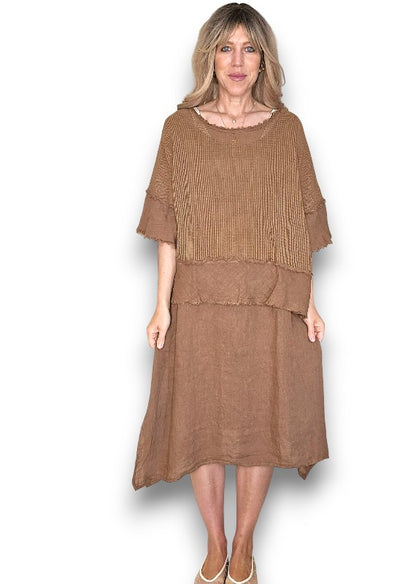 Coffee Amalfi 2pc Dress