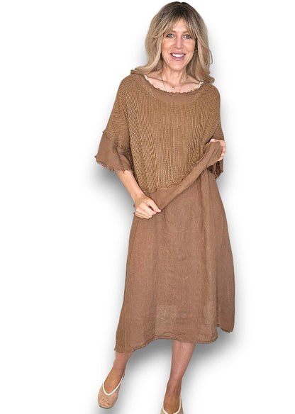 Coffee Amalfi 2pc Dress