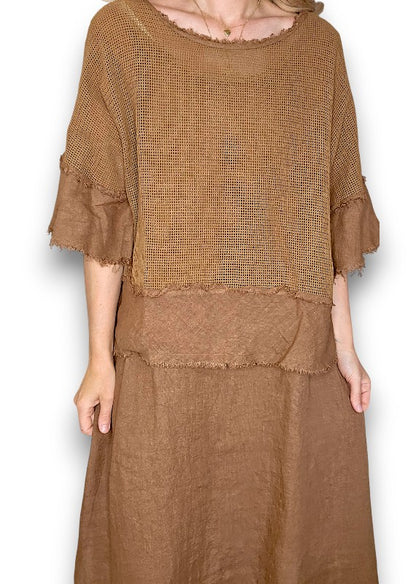 Coffee Amalfi 2pc Dress