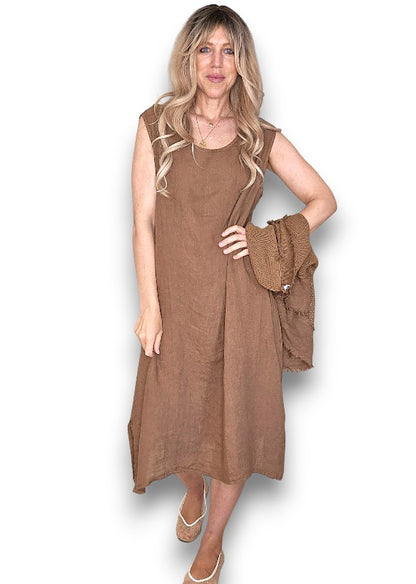 Coffee Amalfi 2pc Dress