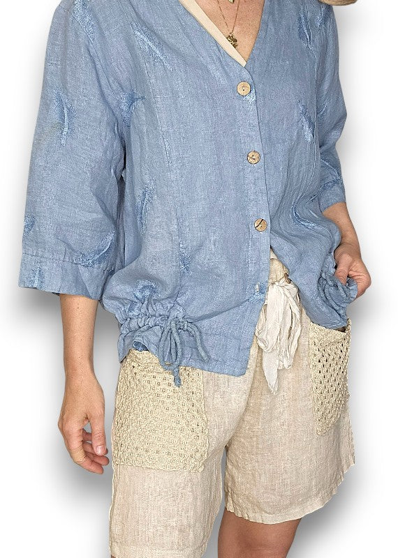Petrol C'est La Vie Drawstring Jkt