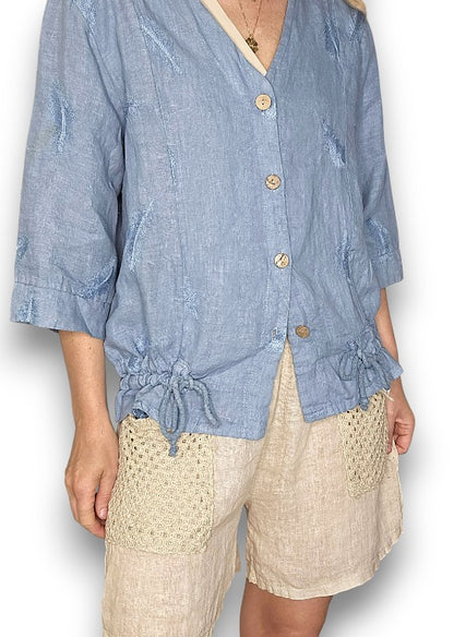 Petrol C'est La Vie Drawstring Jkt