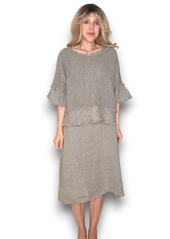 Mocha Amalfi 2pc Dress