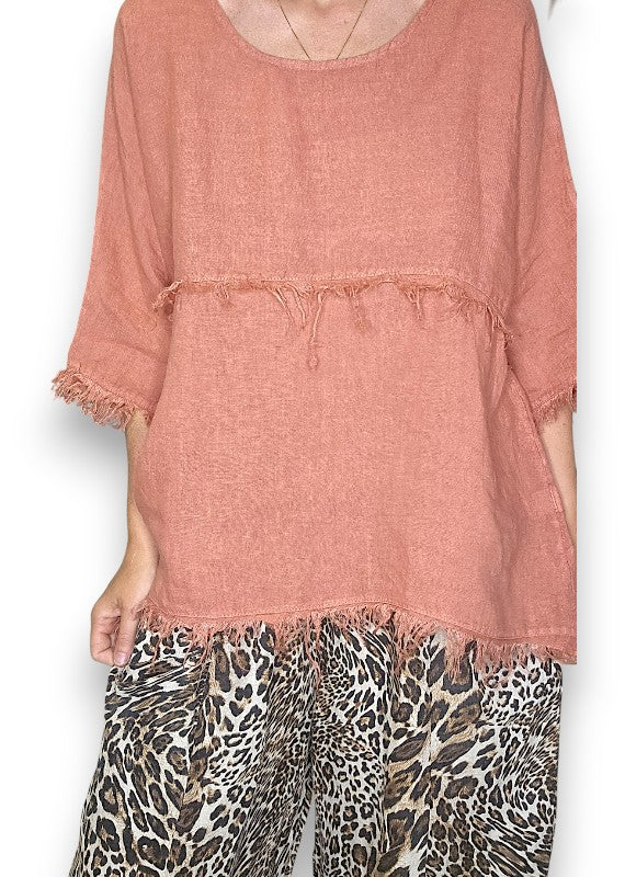 Brick La Mer Fray Tunic