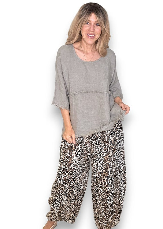 Mocha La Mer Fray Tunic