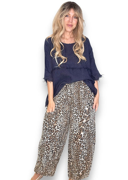 Navy La Mer Fray Tunic