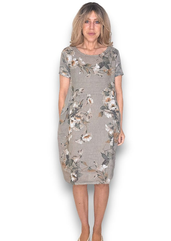 Mocha Trumpet Jungle Dress