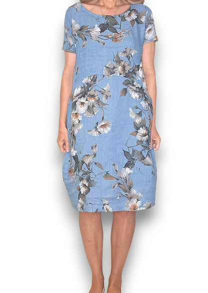 Petrol Trumpet Jungle Dress