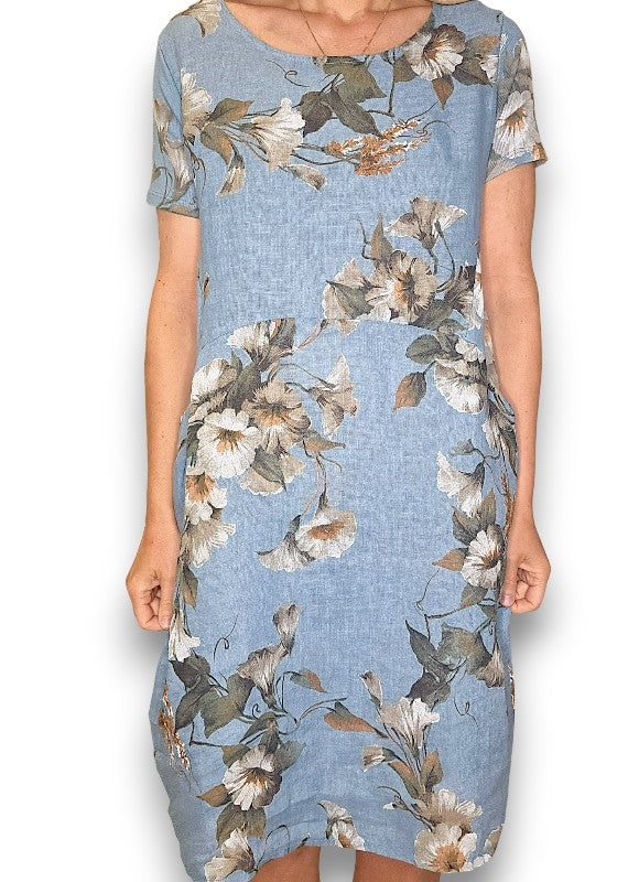 Petrol Trumpet Jungle Dress