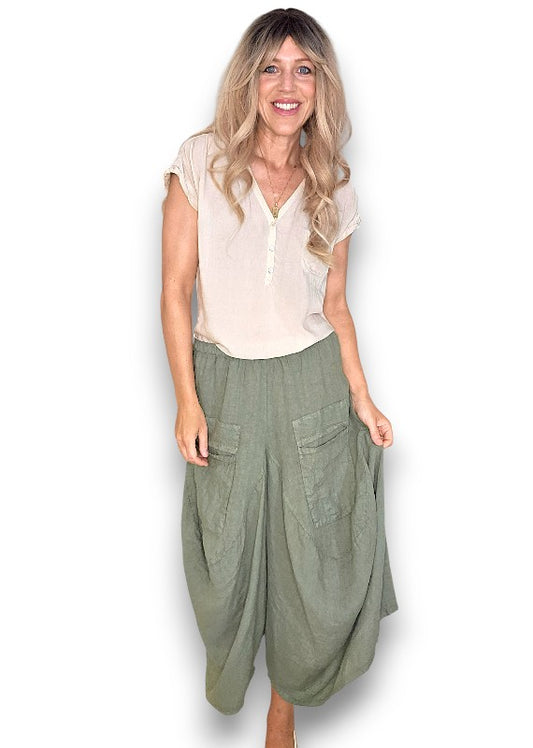 Forest Normandie Linen Pants