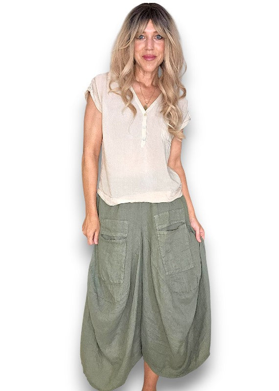 Forest Normandie Linen Pants