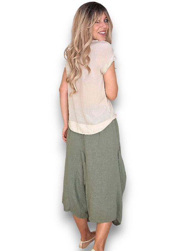 Forest Normandie Linen Pants