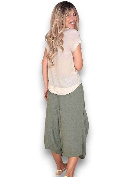 Forest Normandie Linen Pants