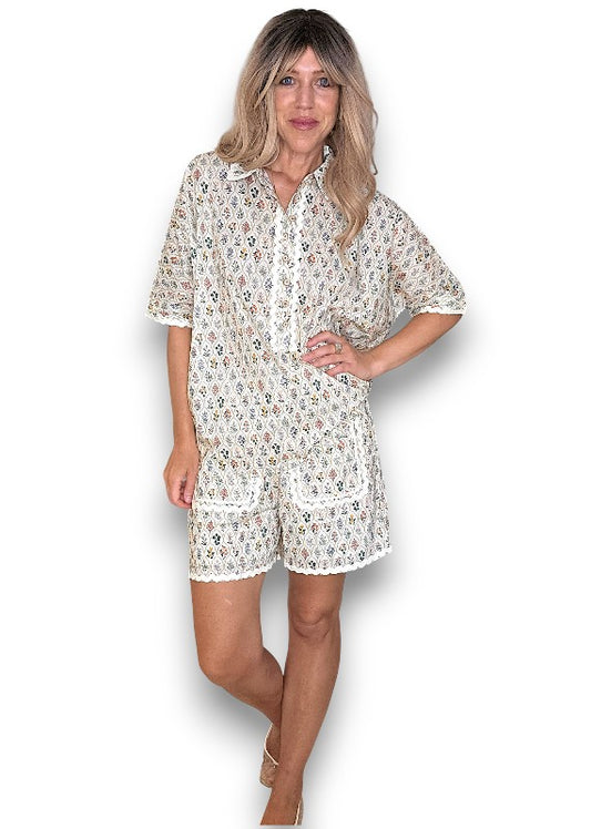 ACKLEJA Ivory Wallflower 2pcs Set
