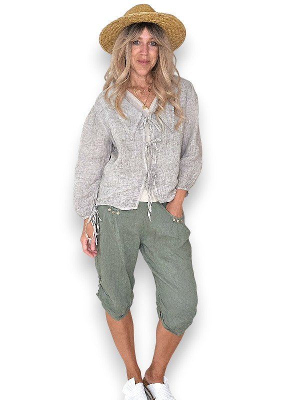Pale Mocha Wash Dollhouse Top