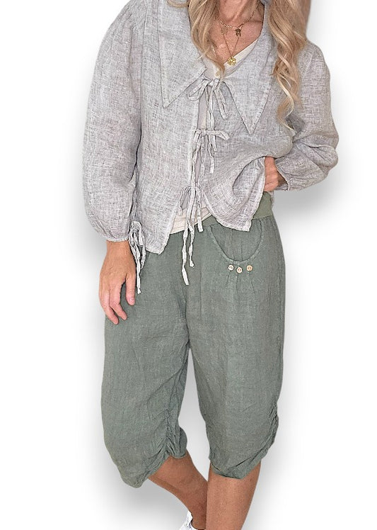 Pale Mocha Wash Dollhouse Top