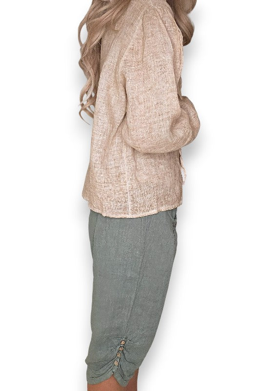 Caramel Wash Dollhouse Top