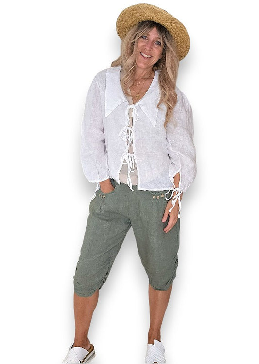 White Wash Dollhouse Top