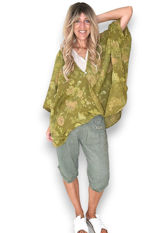 Olive Scarlett Rose Hemmingway Wrap