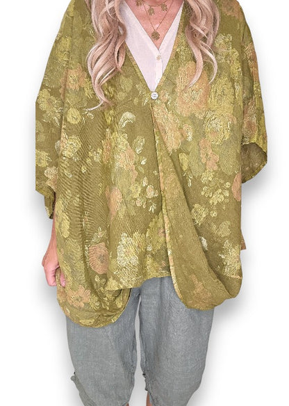 Olive Scarlett Rose Hemmingway Wrap