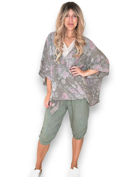 Mocha Scarlett Rose Hemmingway Wrap