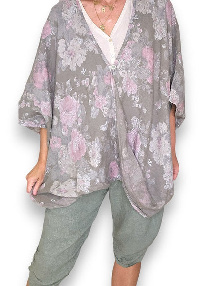 Mocha Scarlett Rose Hemmingway Wrap