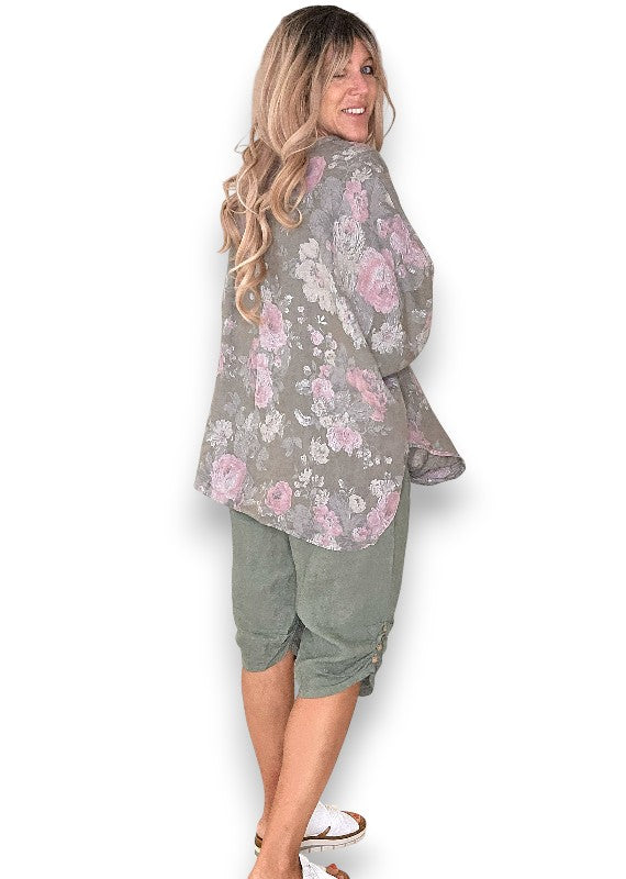 Mocha Scarlett Rose Hemmingway Wrap