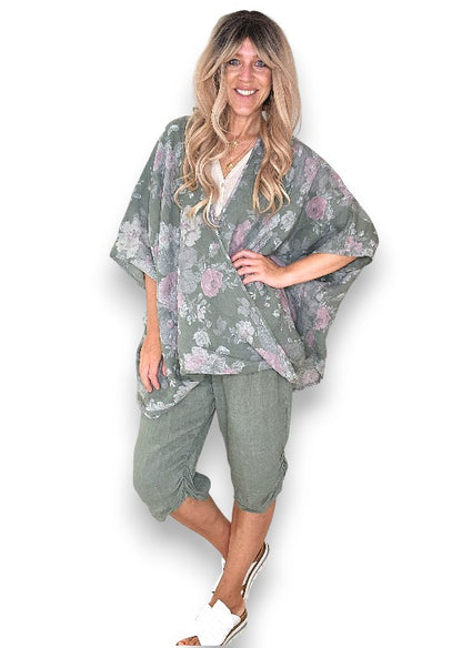 Forest Scarlett Rose Hemmingway Wrap
