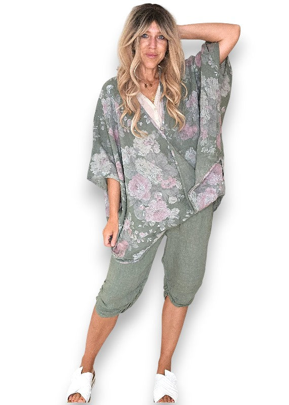 Forest Scarlett Rose Hemmingway Wrap