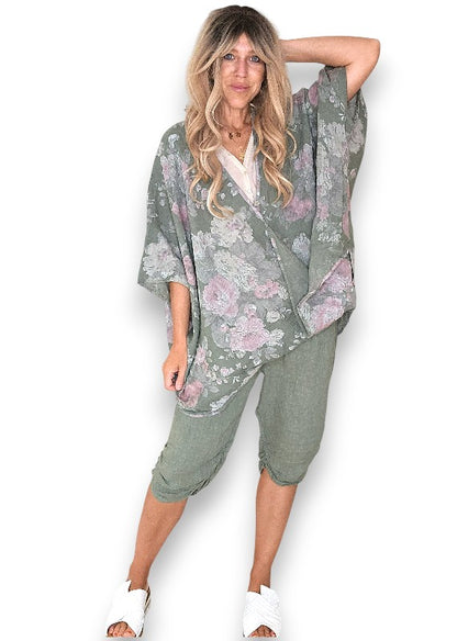 Forest Scarlett Rose Hemmingway Wrap