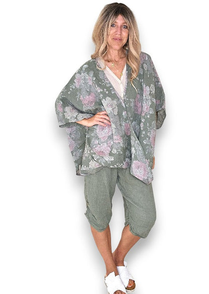 Forest Scarlett Rose Hemmingway Wrap