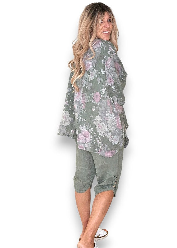 Forest Scarlett Rose Hemmingway Wrap
