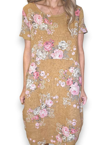 Caramel High Tea Jungle Dress
