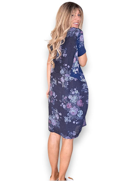 Navy High Tea Jungle Dress