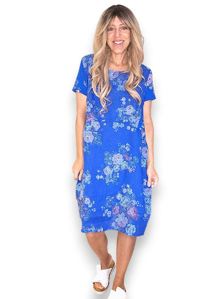 Cobalt High Tea Jungle Dress