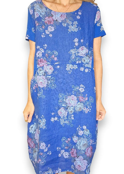 Cobalt High Tea Jungle Dress