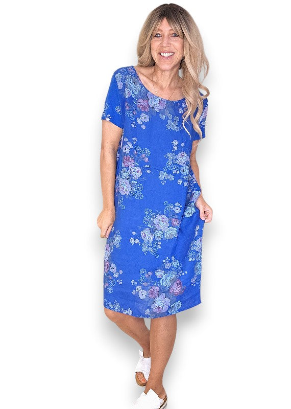 Cobalt High Tea Jungle Dress