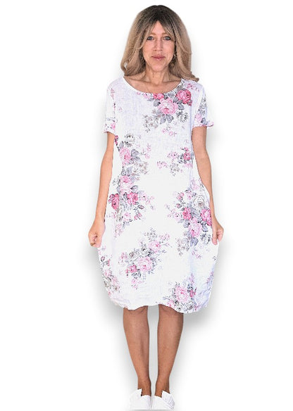 White High Tea Jungle Dress
