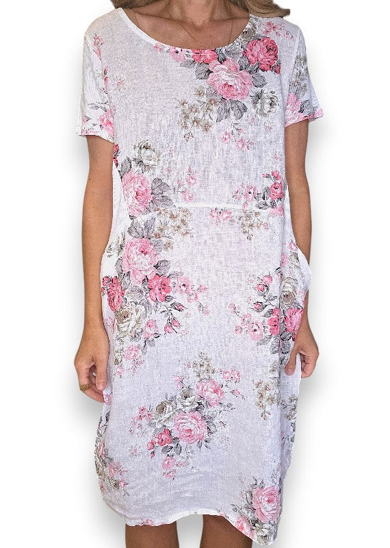 White High Tea Jungle Dress