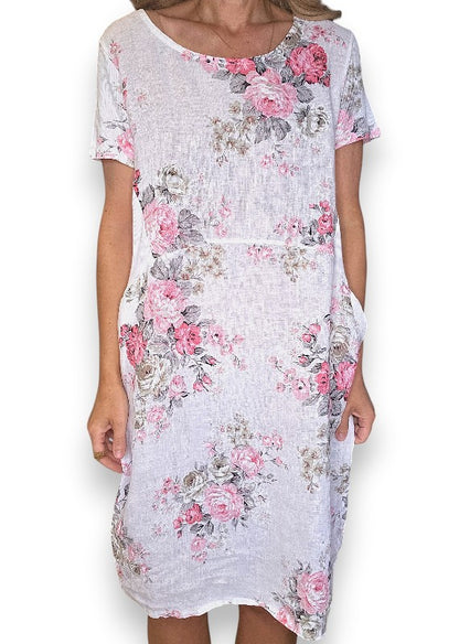 White High Tea Jungle Dress