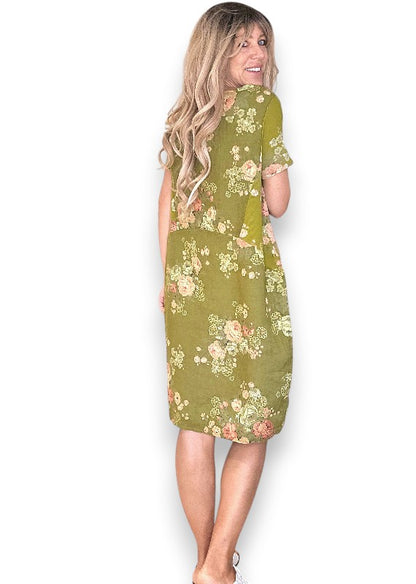 Olive High Tea Jungle Dress
