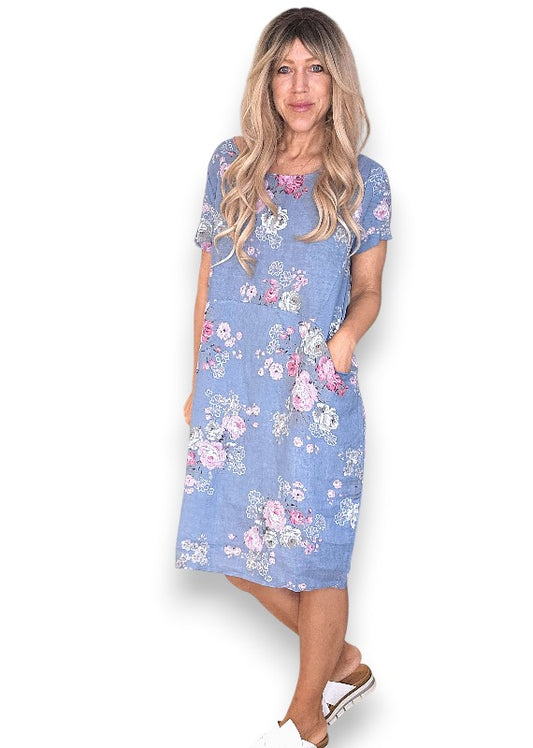 Petrol High Tea Jungle Dress
