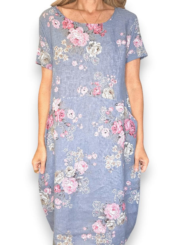 Petrol High Tea Jungle Dress